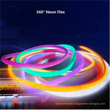 220-240V led sign board tube 120pcs 2835/m 360 degree 16mm standard diameter round Neon flex lighting led neon tube